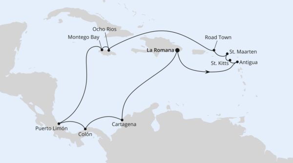 Karibik & Mittelamerika Kreuzfahrt mit AIDAluna inkl. Flug ab/an Wien – Bild 2