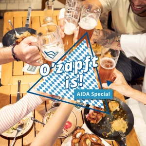O'zapft is! Die Oktoberfestgaude auf AIDAnova