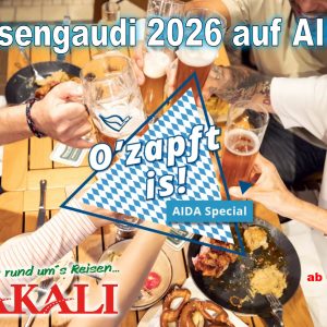 O'zapft is! Die Oktoberfestgaude auf AIDAnova