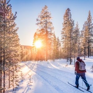 Yoga & Nordlichter in Lappland