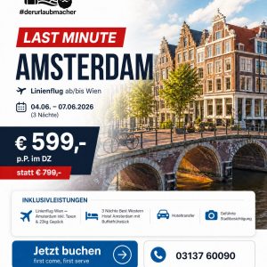 Amsterdam LAST MINUTE
