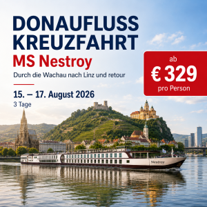 Donaukreuzfahrt zum Kennenlernen