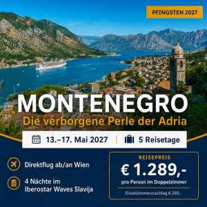 Montenegro - die verborgene Perle der Adria